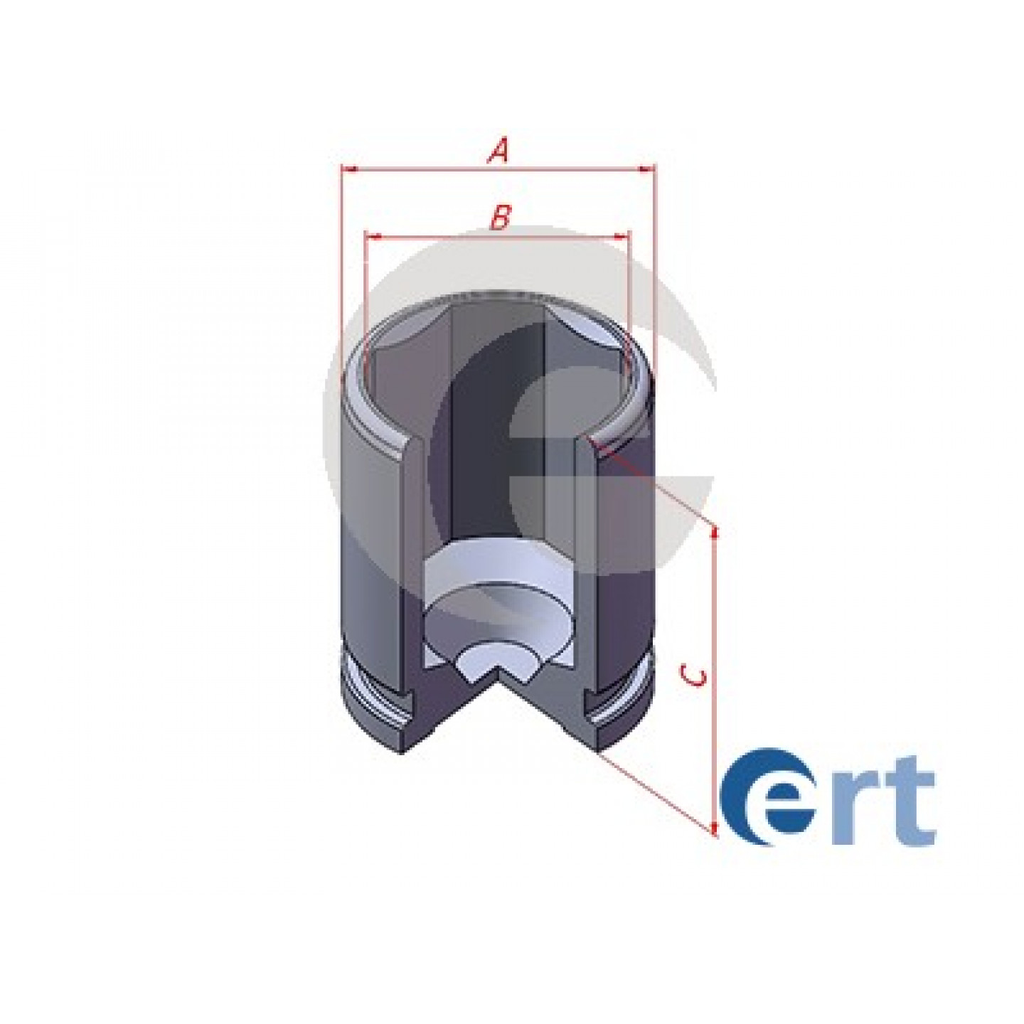 Piston, étrier de frein ERT 151520-C