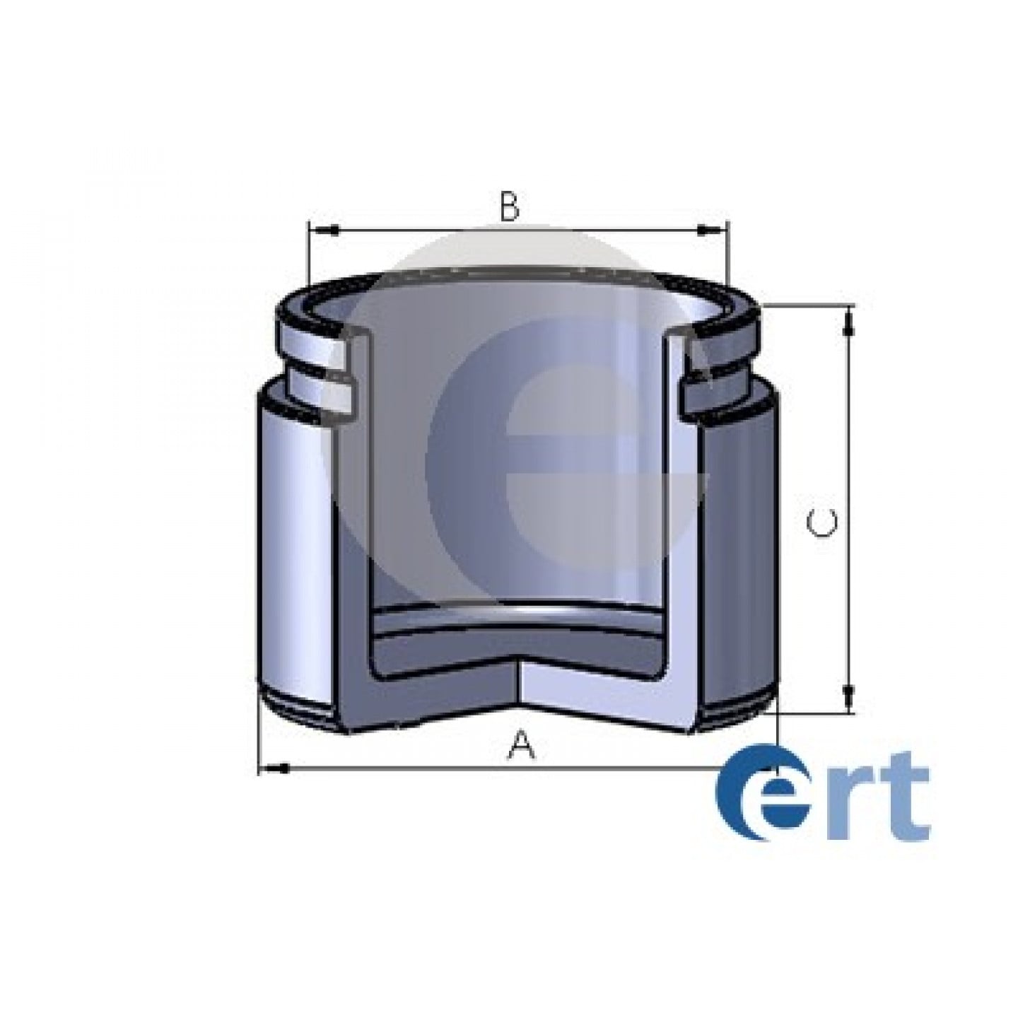 Piston, étrier de frein ERT 151464-C