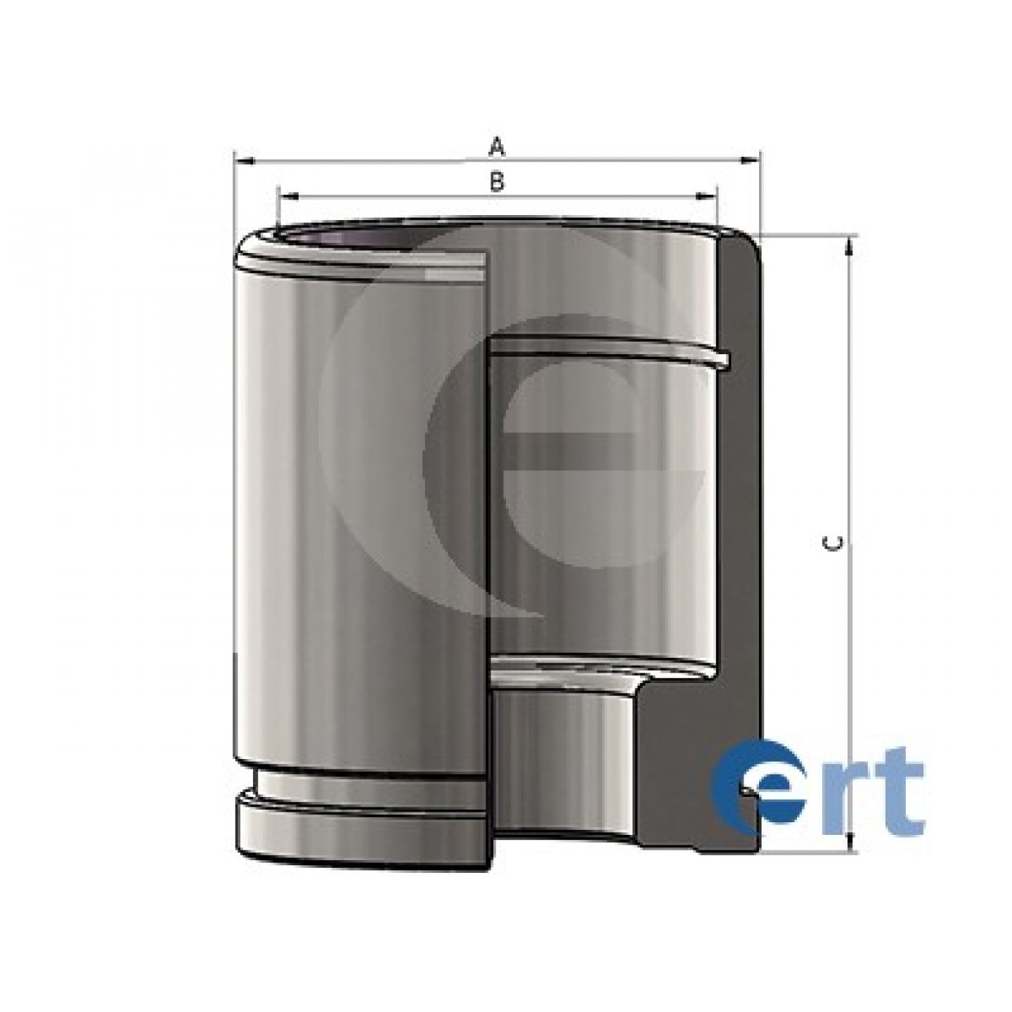 Piston, étrier de frein ERT 151072-C