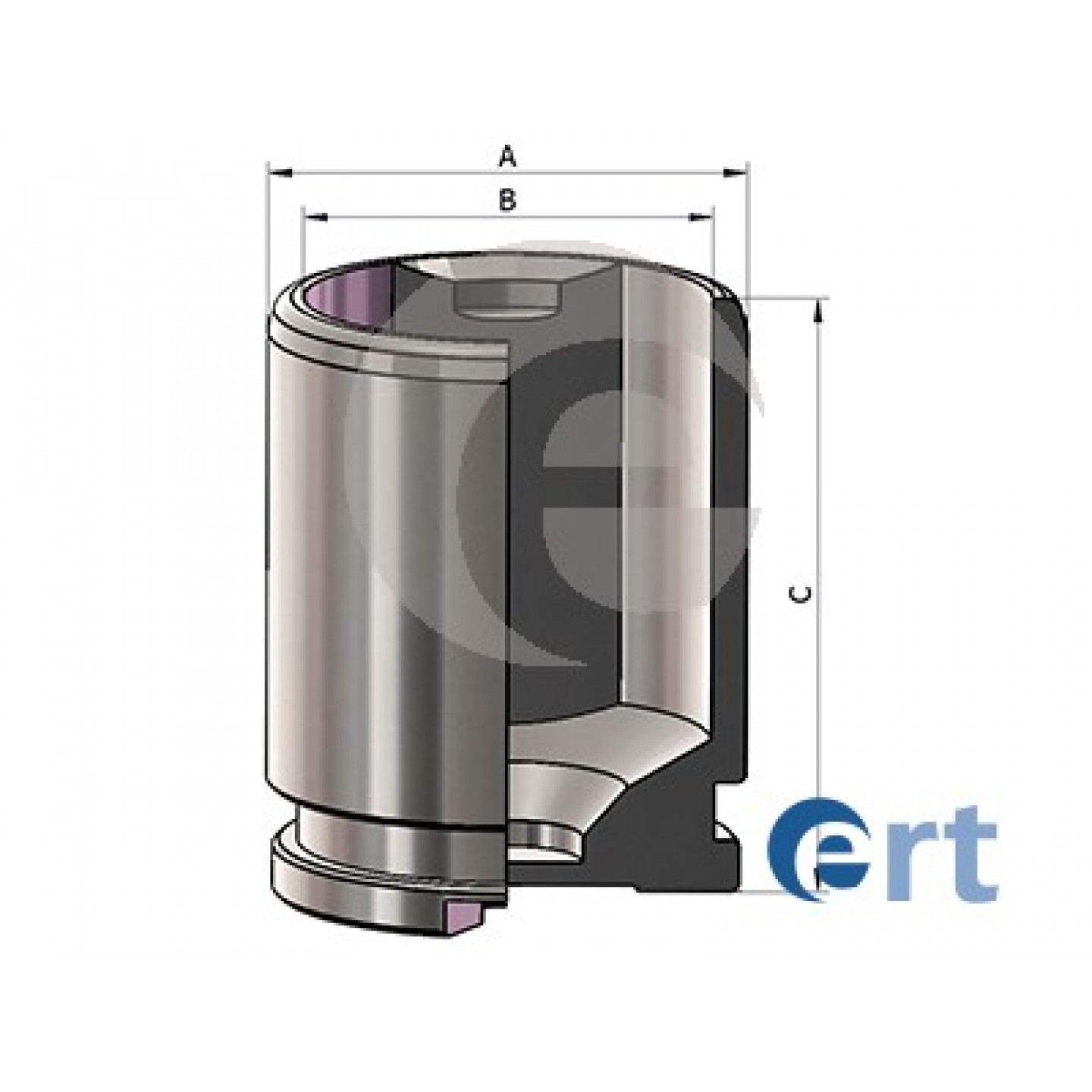 Piston, étrier de frein ERT 151737-C
