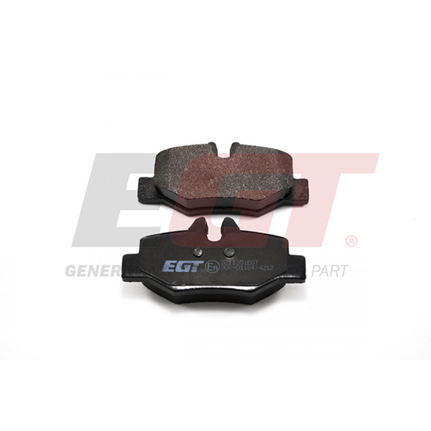 Kit de plaquettes de frein, frein à disque EGT 321135iEGT