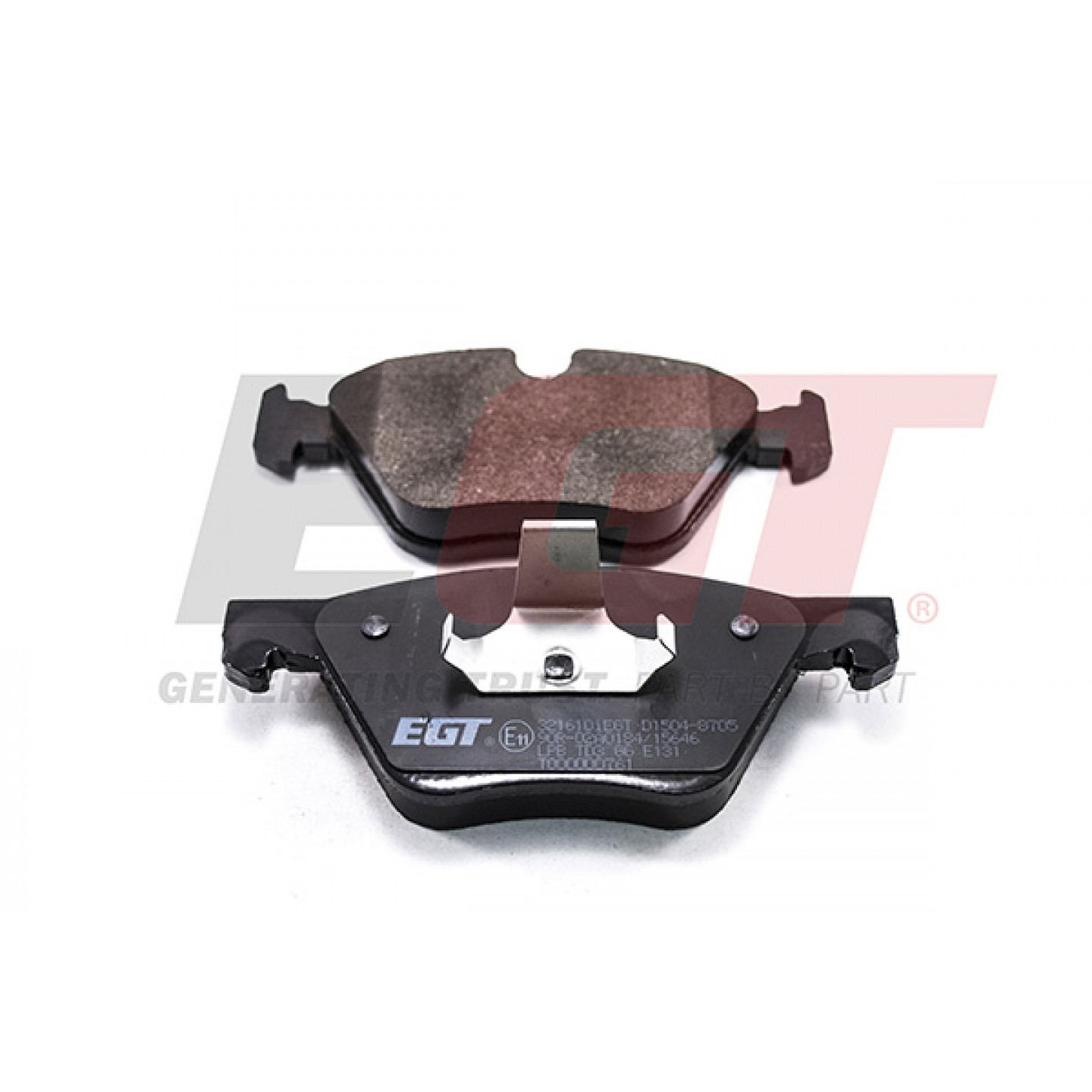Kit de plaquettes de frein, frein à disque EGT 321610iEGT