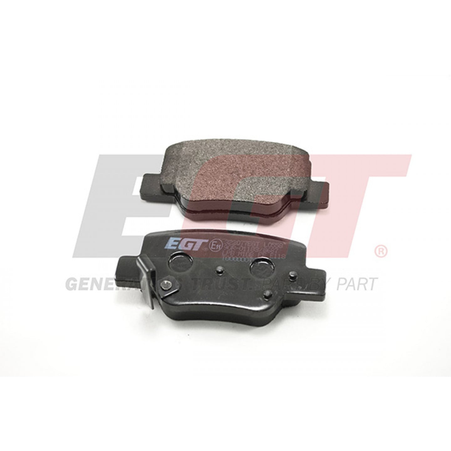 Kit de plaquettes de frein, frein à disque EGT 322077EGT