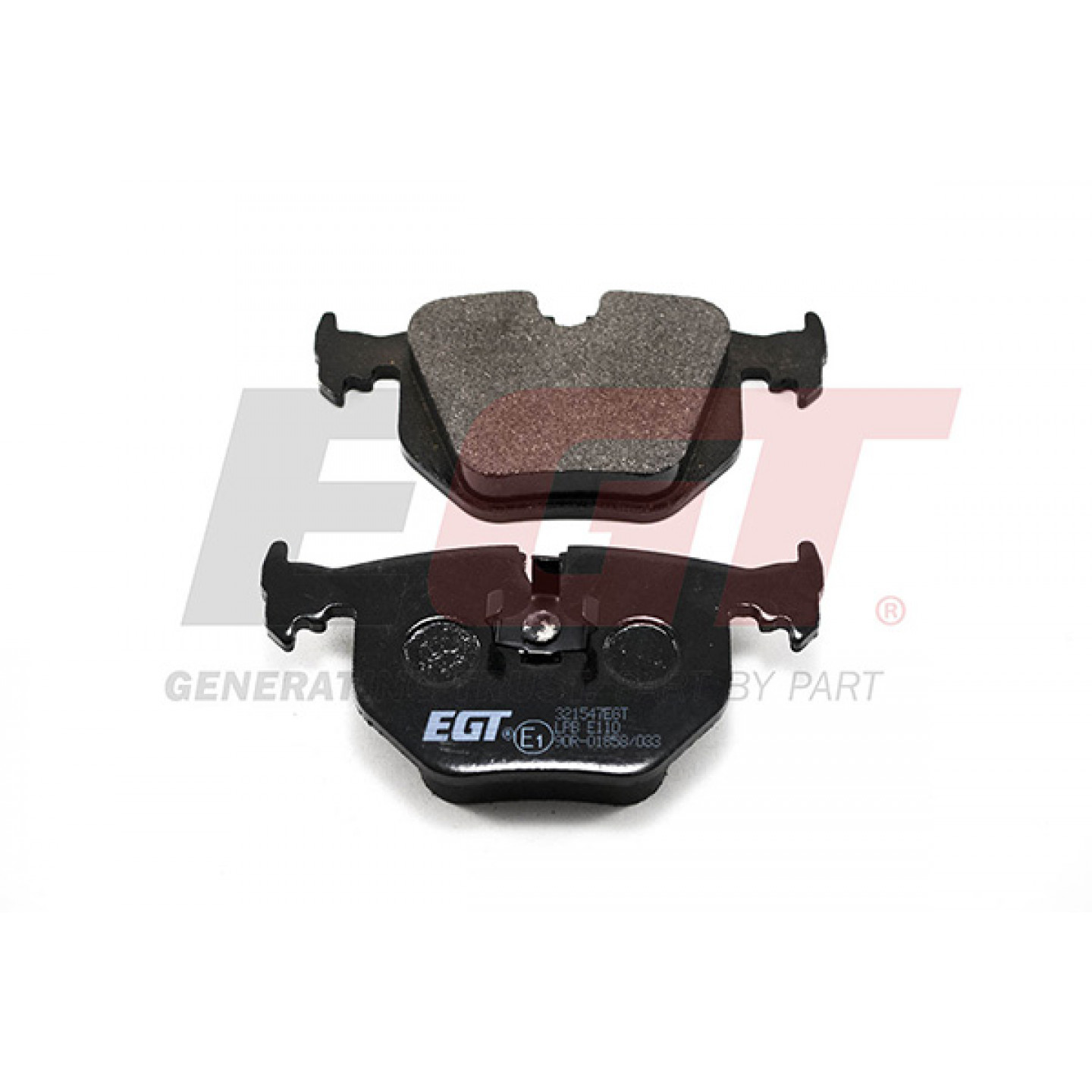 Kit pastiglie freno, Freno a disco EGT 321547EGT