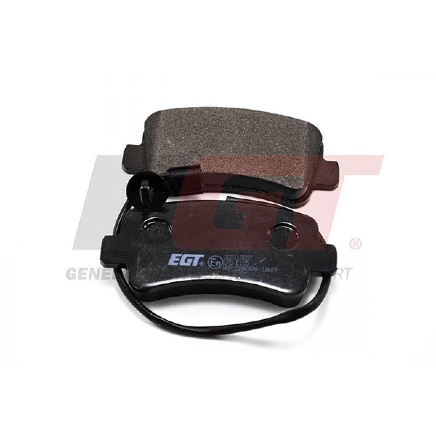 Kit pastiglie freno, Freno a disco EGT 322110EGT