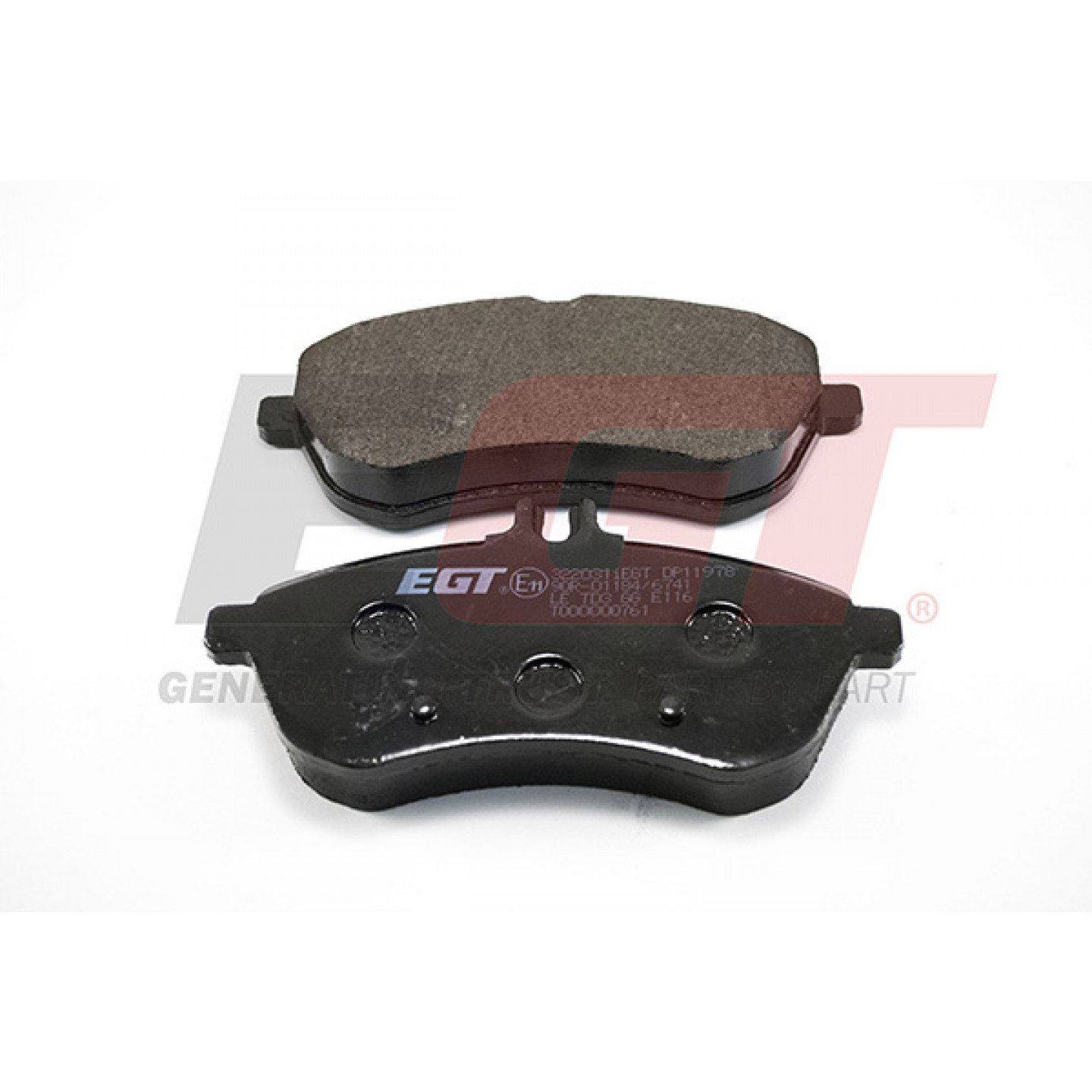 Kit de plaquettes de frein, frein à disque EGT 322031iEGT