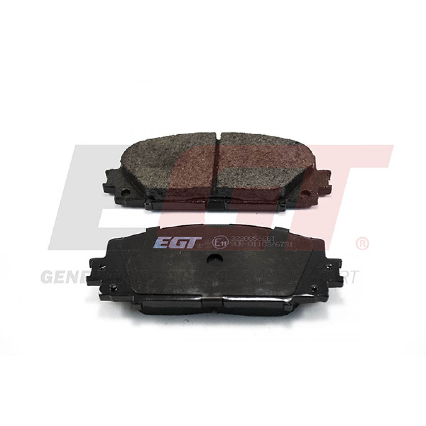 Kit pastiglie freno, Freno a disco EGT 322085cEGT