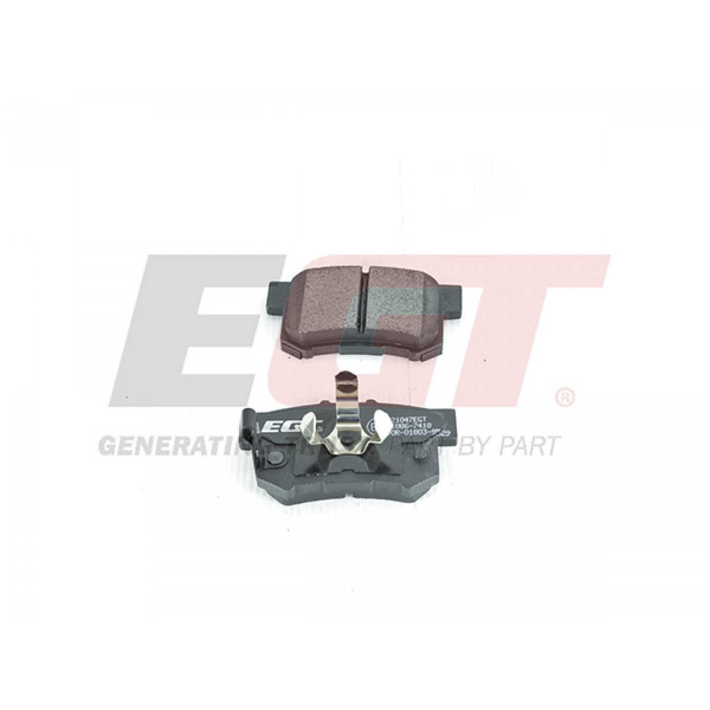 Kit de plaquettes de frein, frein à disque EGT 321047EGT