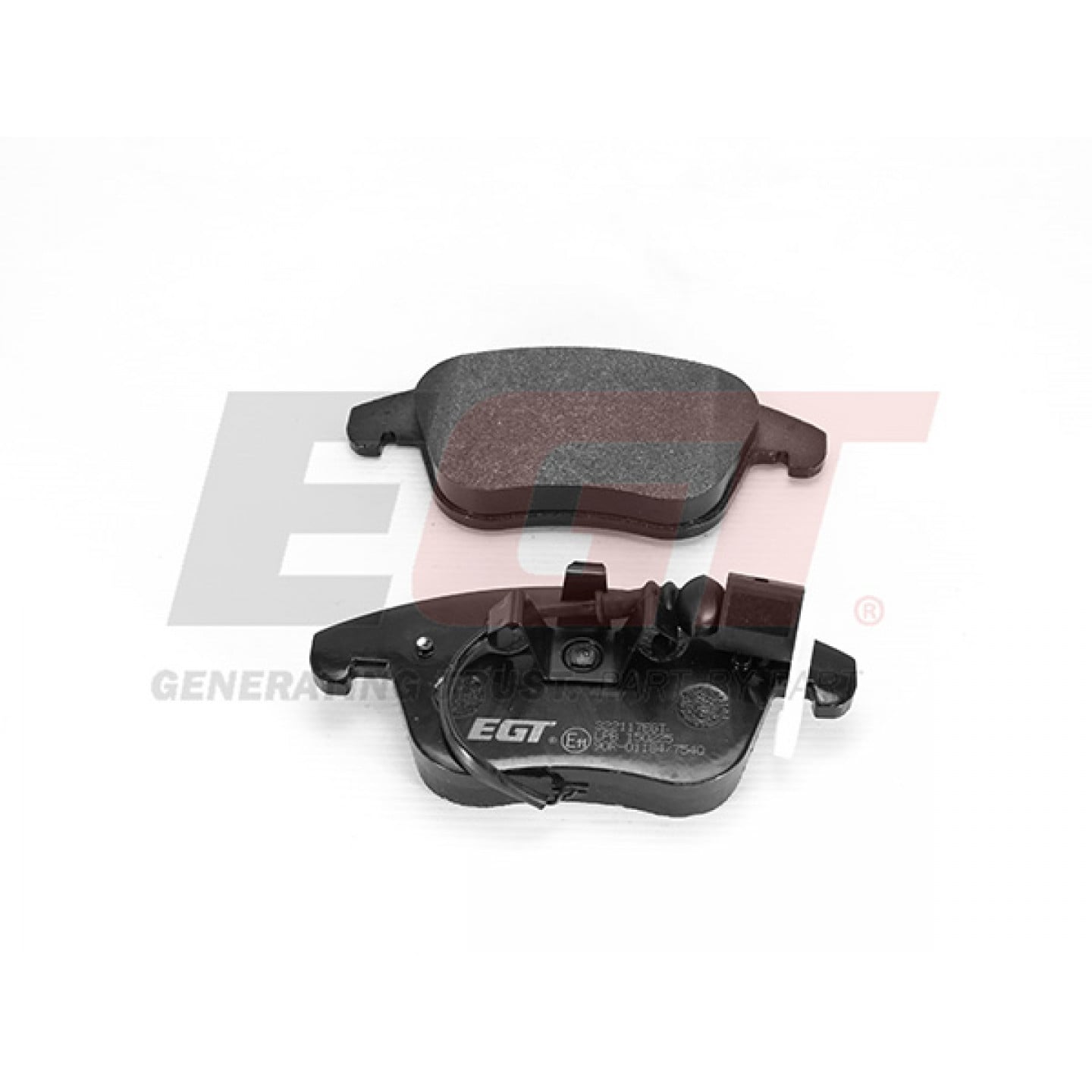 Kit de plaquettes de frein, frein à disque EGT 322117EGT