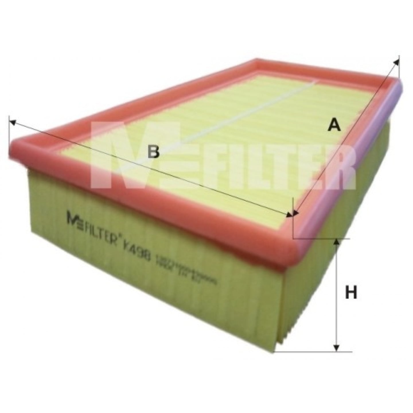 Luchtfilter MFILTER K 498