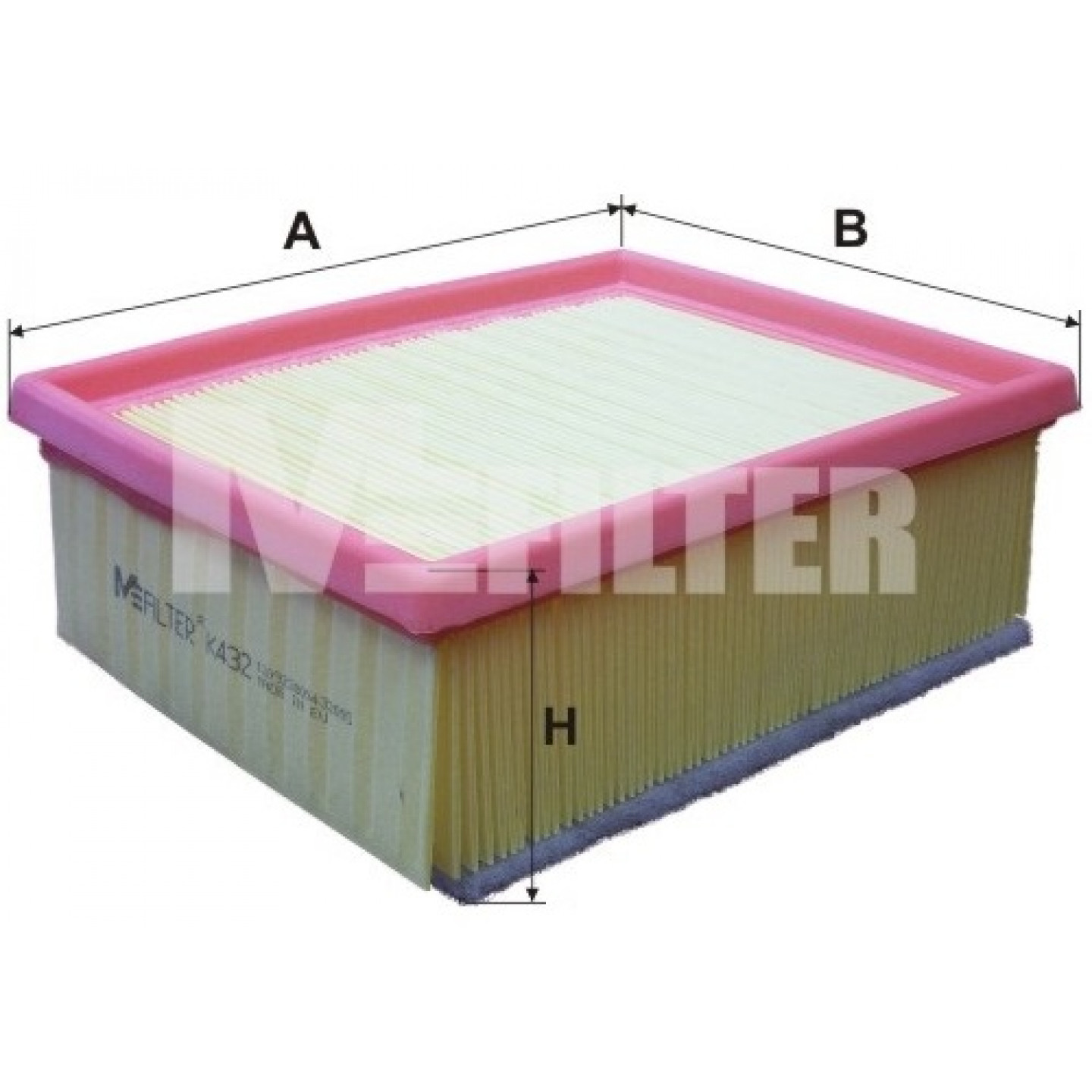 Luchtfilter MFILTER K 432
