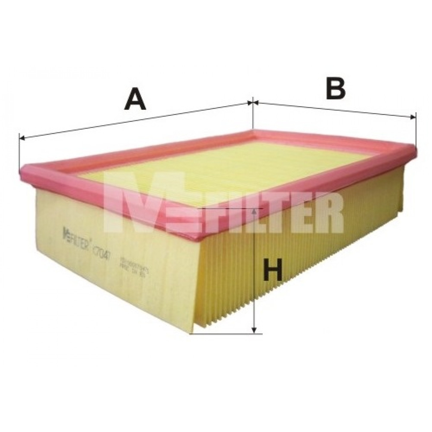 Filtre à air MFILTER K 7047