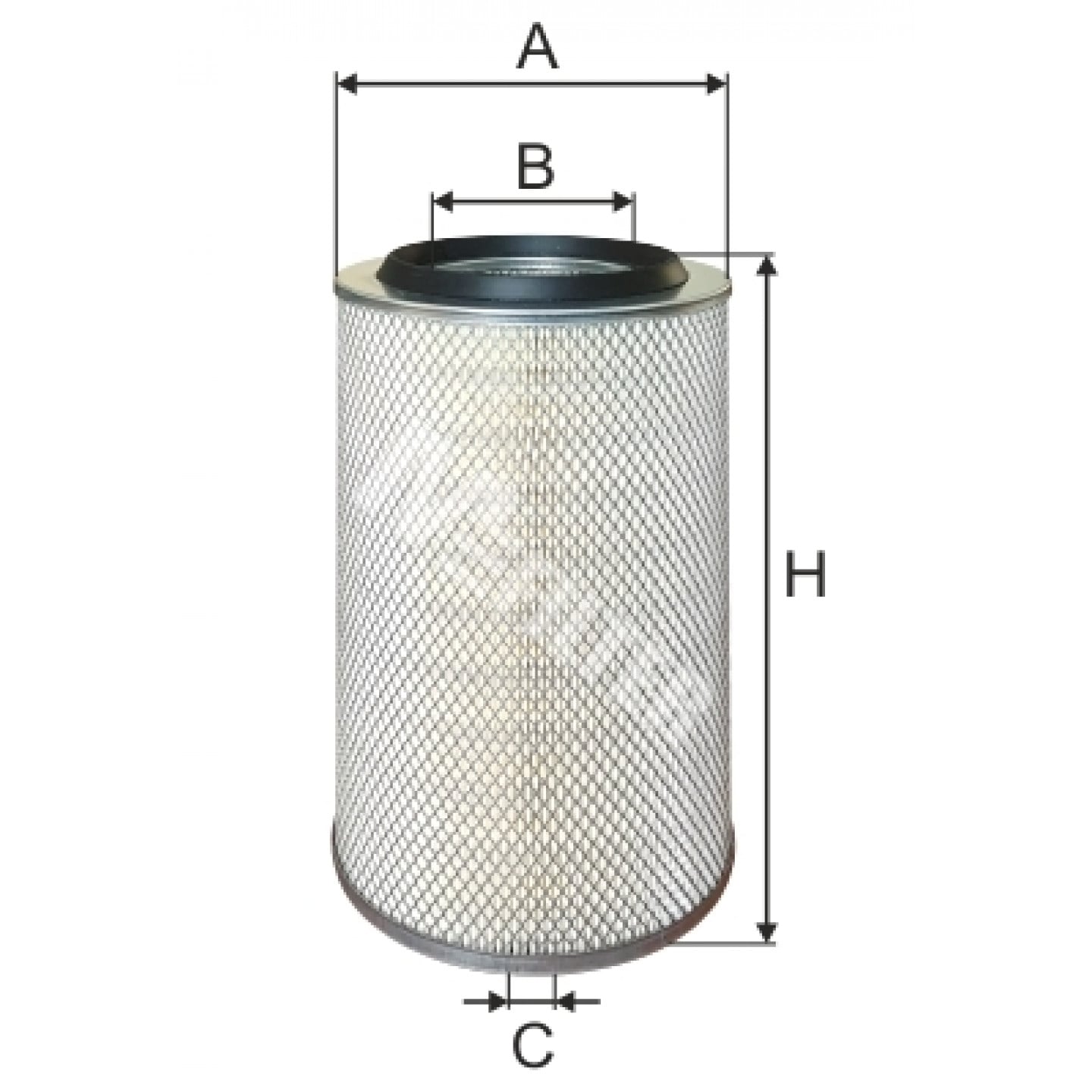 Filtro Aria Mapco 60711 – Compatibile Con Volkswagen LT (1975-1996) – Altezza 349mm – Ricambio Originale Equivalenti MANN, Bosch, Knecht - 2