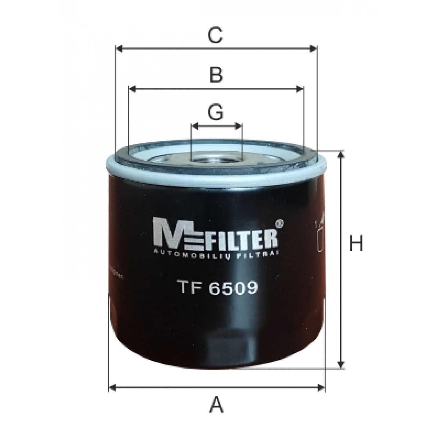 Filtre à huile MFILTER TF 6509