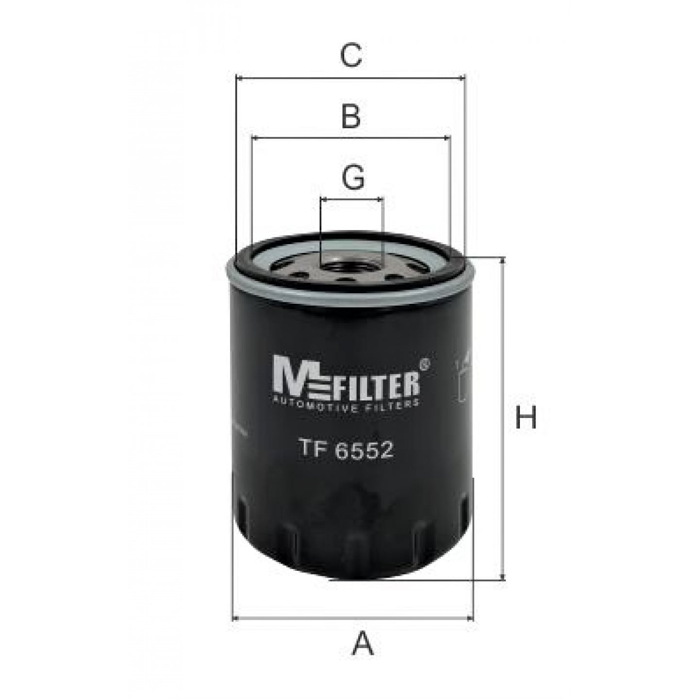 Oliefilter MFILTER TF 6552