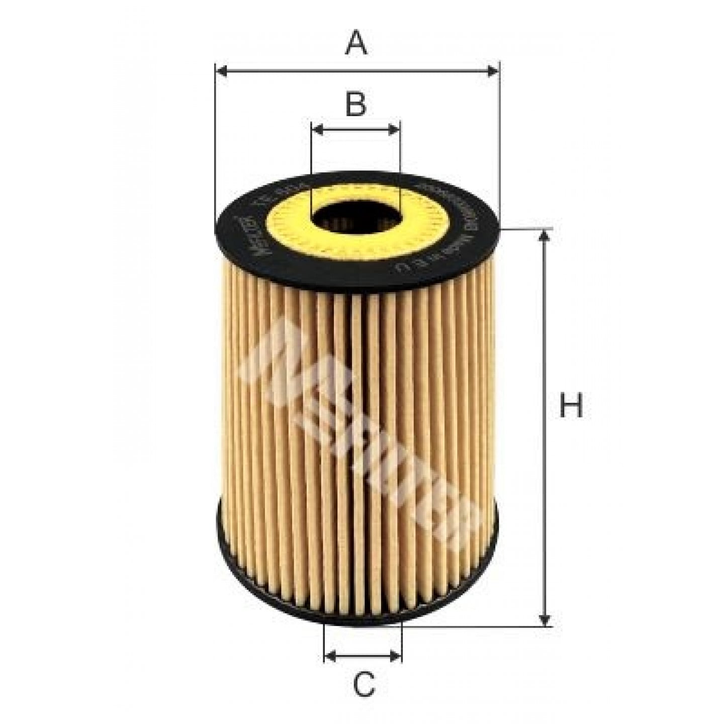 Filtre à huile MFILTER TE 604