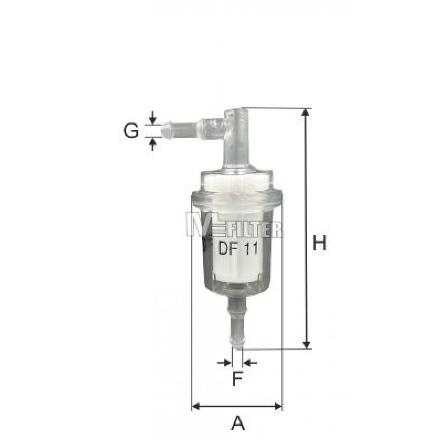 Filtro combustible MFILTER DF 11
