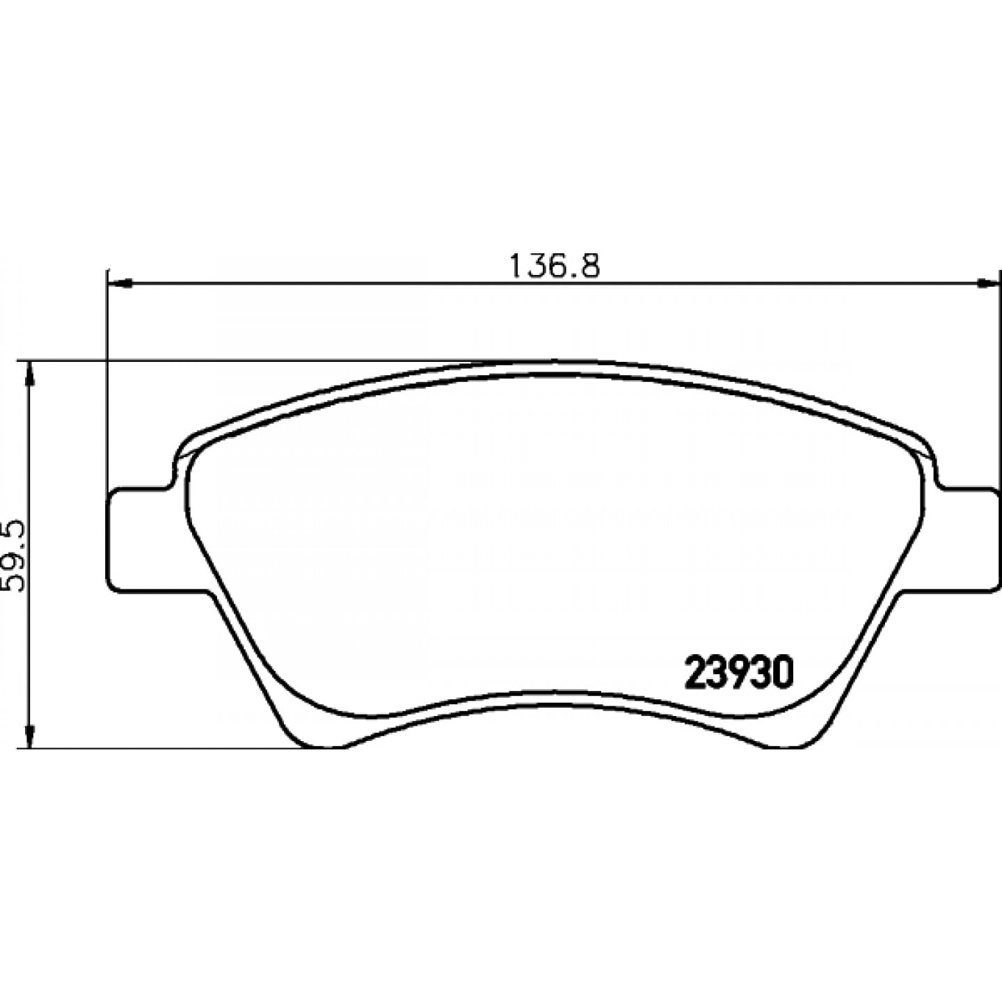 Kit de plaquettes de frein, frein à disque HELLA PAGID 8DB 355 010-541