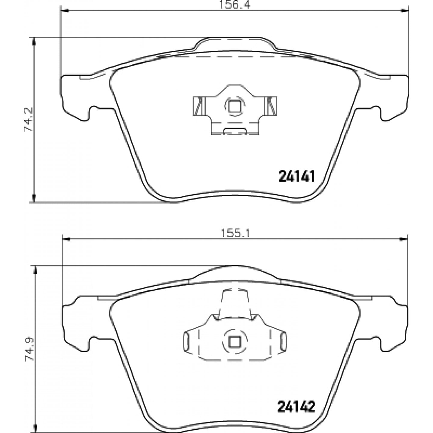 Kit de plaquettes de frein, frein à disque HELLA PAGID 8DB 355 011-721
