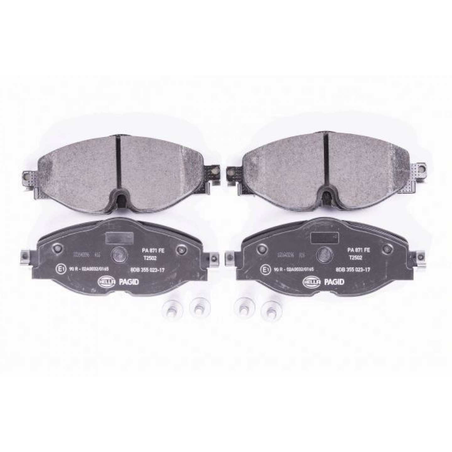 Brake Pad Set, disc brake HELLA PAGID 8DB 355 023-171 - Trodo.com