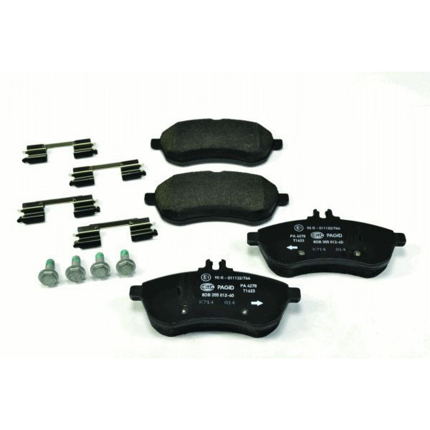 Kit de plaquettes de frein, frein à disque HELLA PAGID 8DB 355 012-601