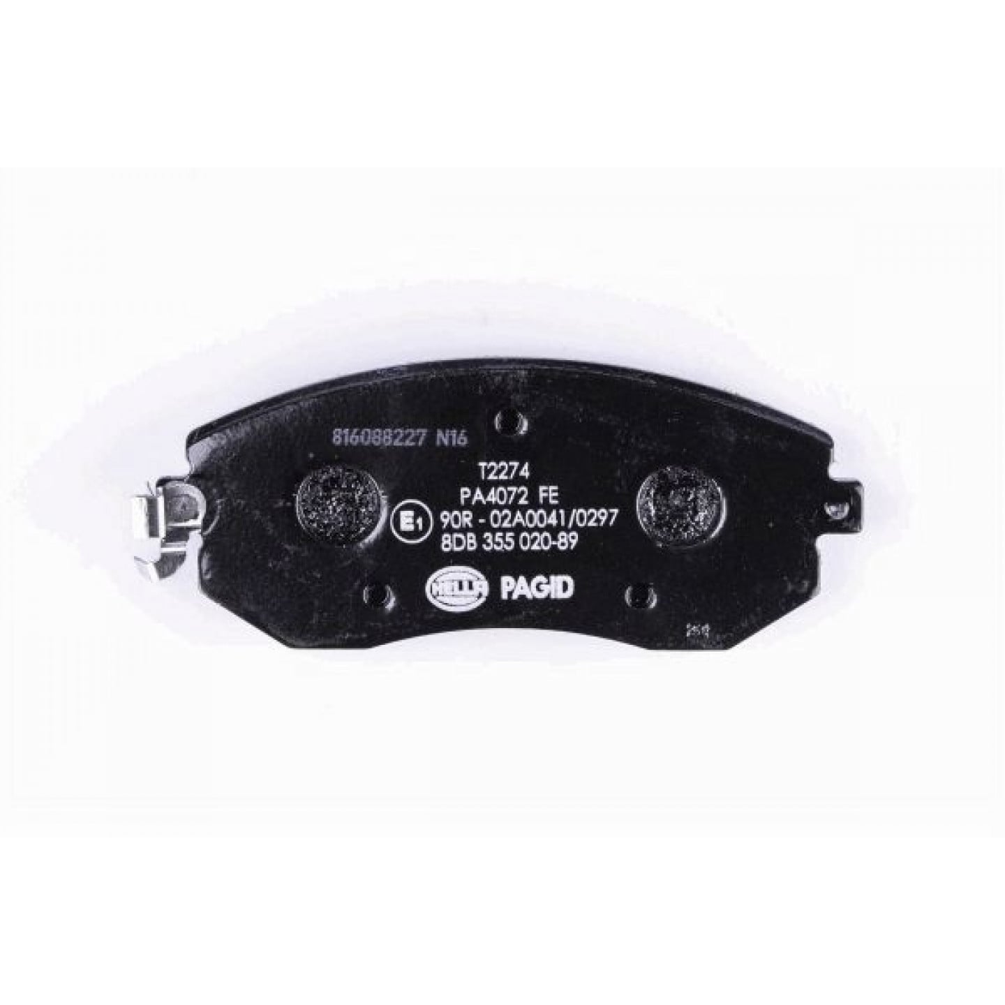 Brake Pad Set, disc brake HELLA PAGID 8DB 355 020-891 - Trodo.com