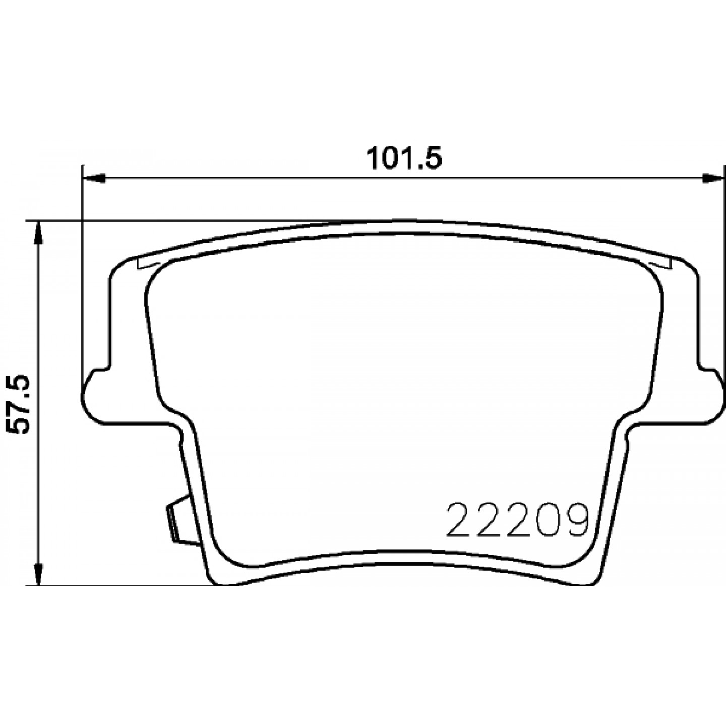 Kit de plaquettes de frein, frein à disque HELLA PAGID 8DB 355 023-101
