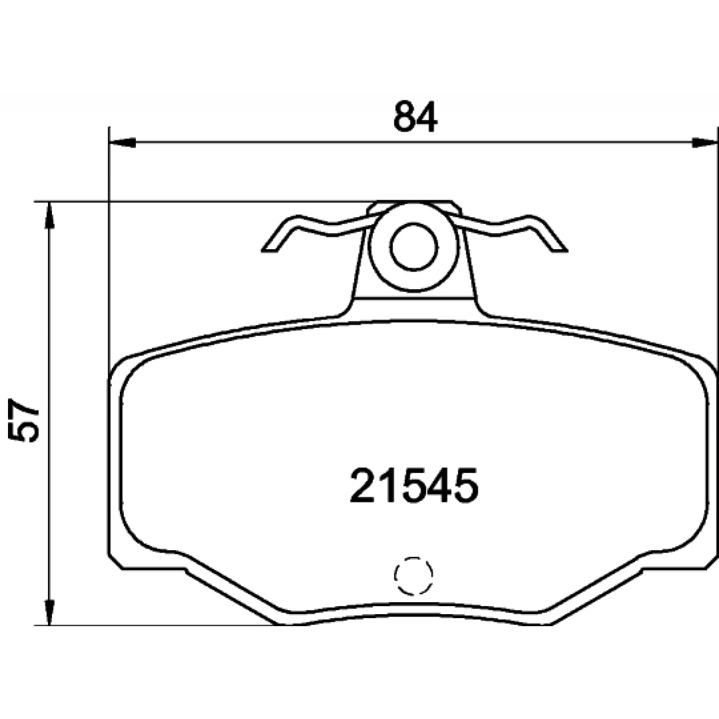 Kit de plaquettes de frein, frein à disque HELLA PAGID 8DB 355 018-021