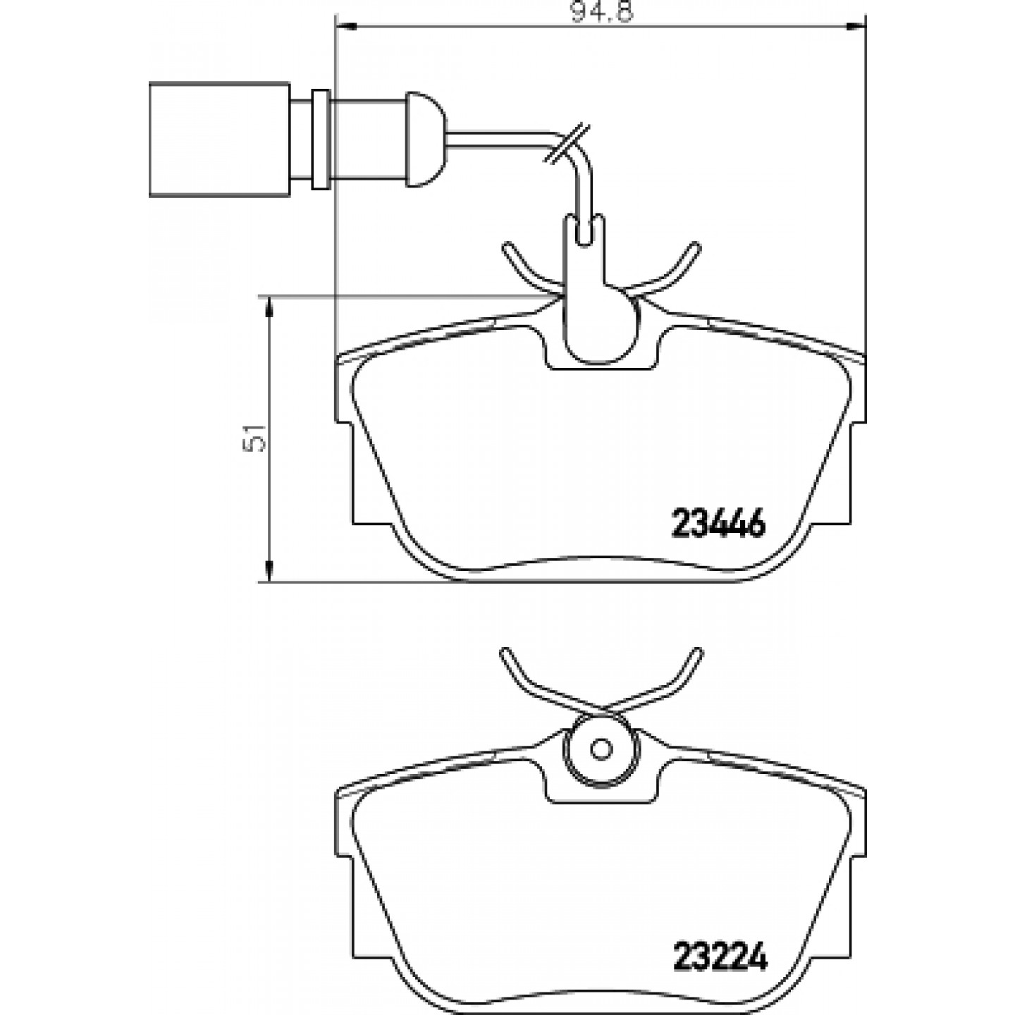 Kit de plaquettes de frein, frein à disque HELLA PAGID 8DB 355 018-571