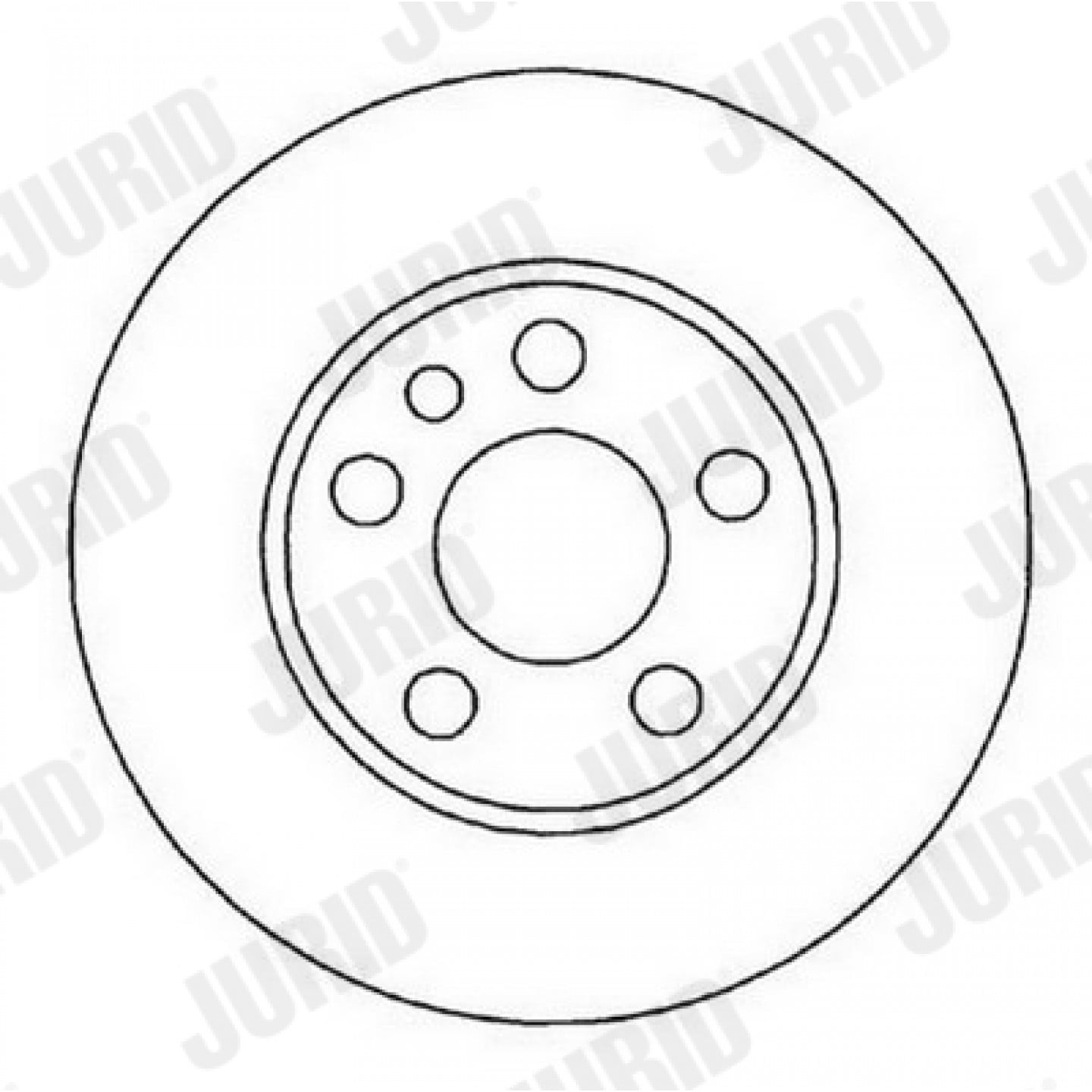 Bremsscheibe JURID 562033J