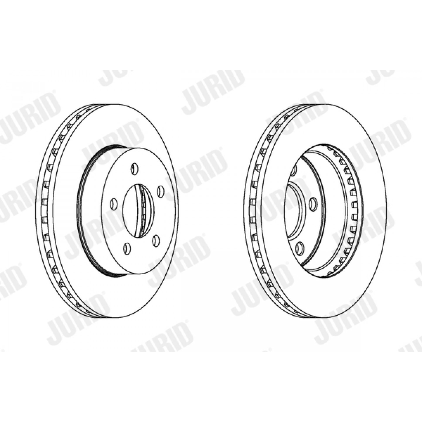 Bremsscheibe JURID 562856JC