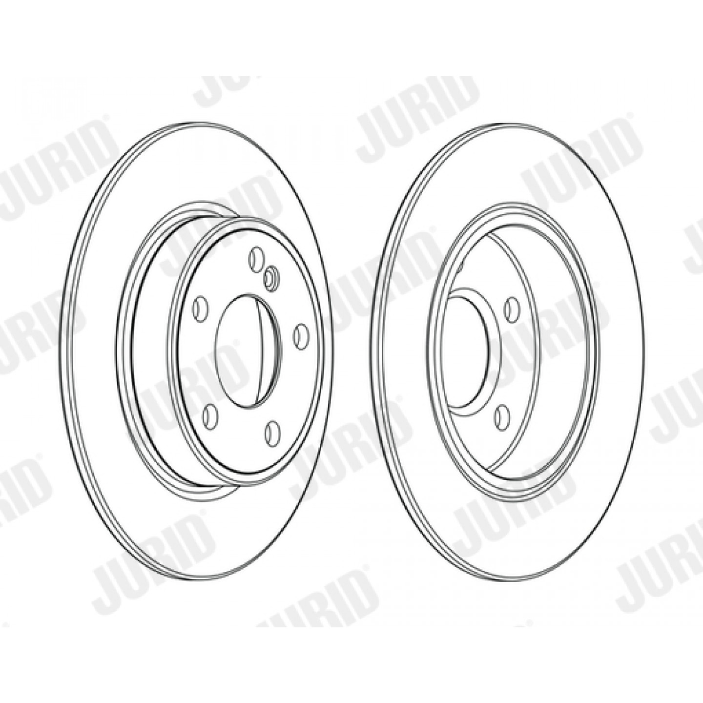 Remschijf JURID 562995JC