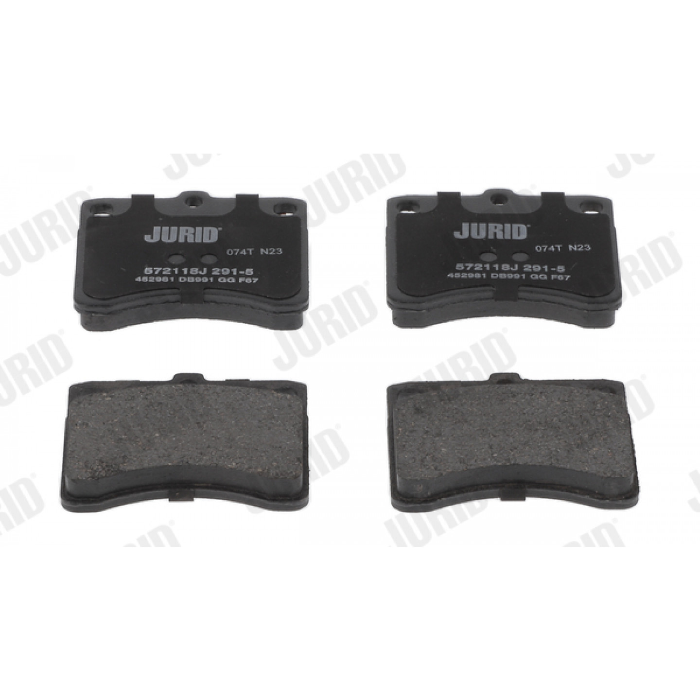 Kit pastiglie freno, Freno a disco JURID 572118J