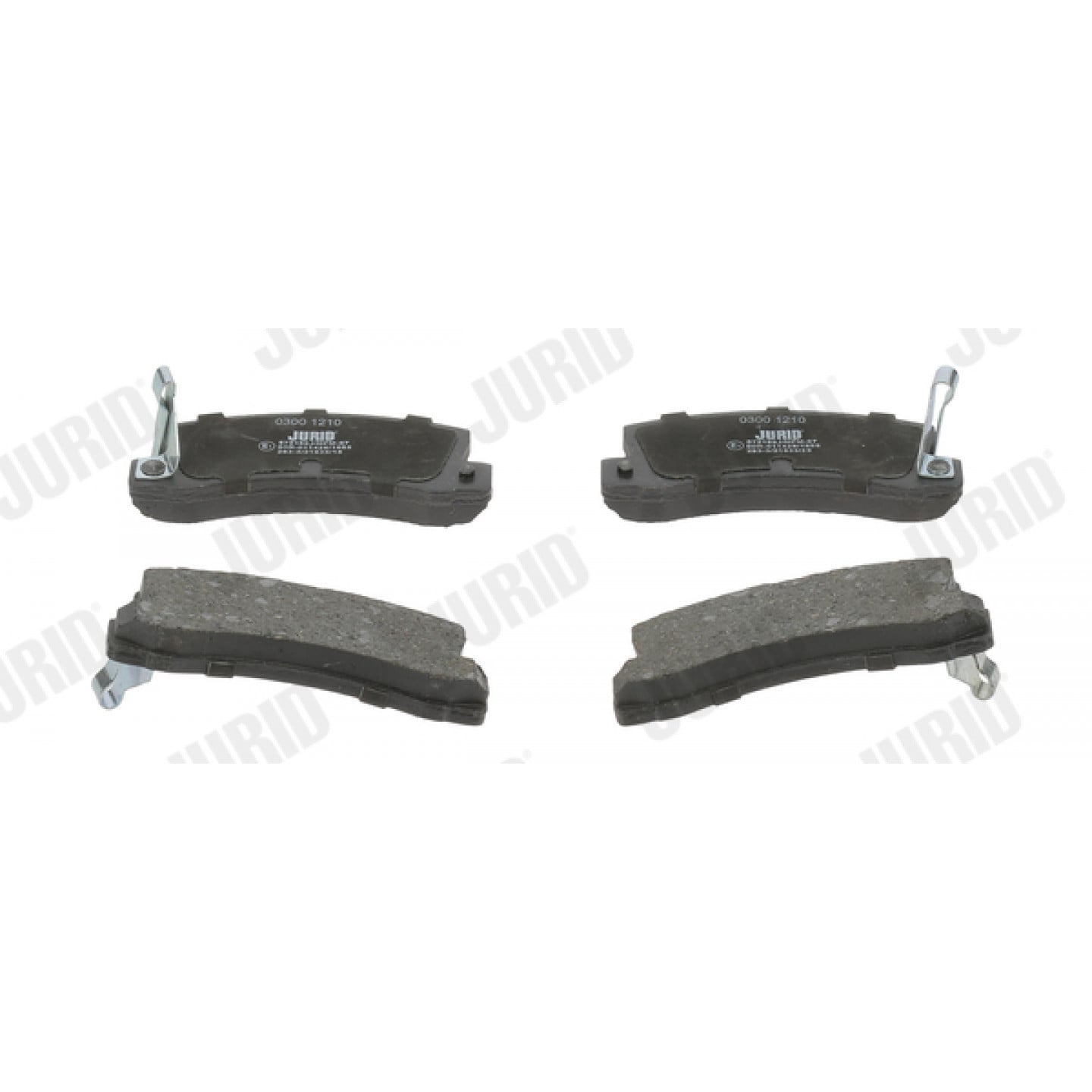Kit pastiglie freno, Freno a disco JURID 572188J