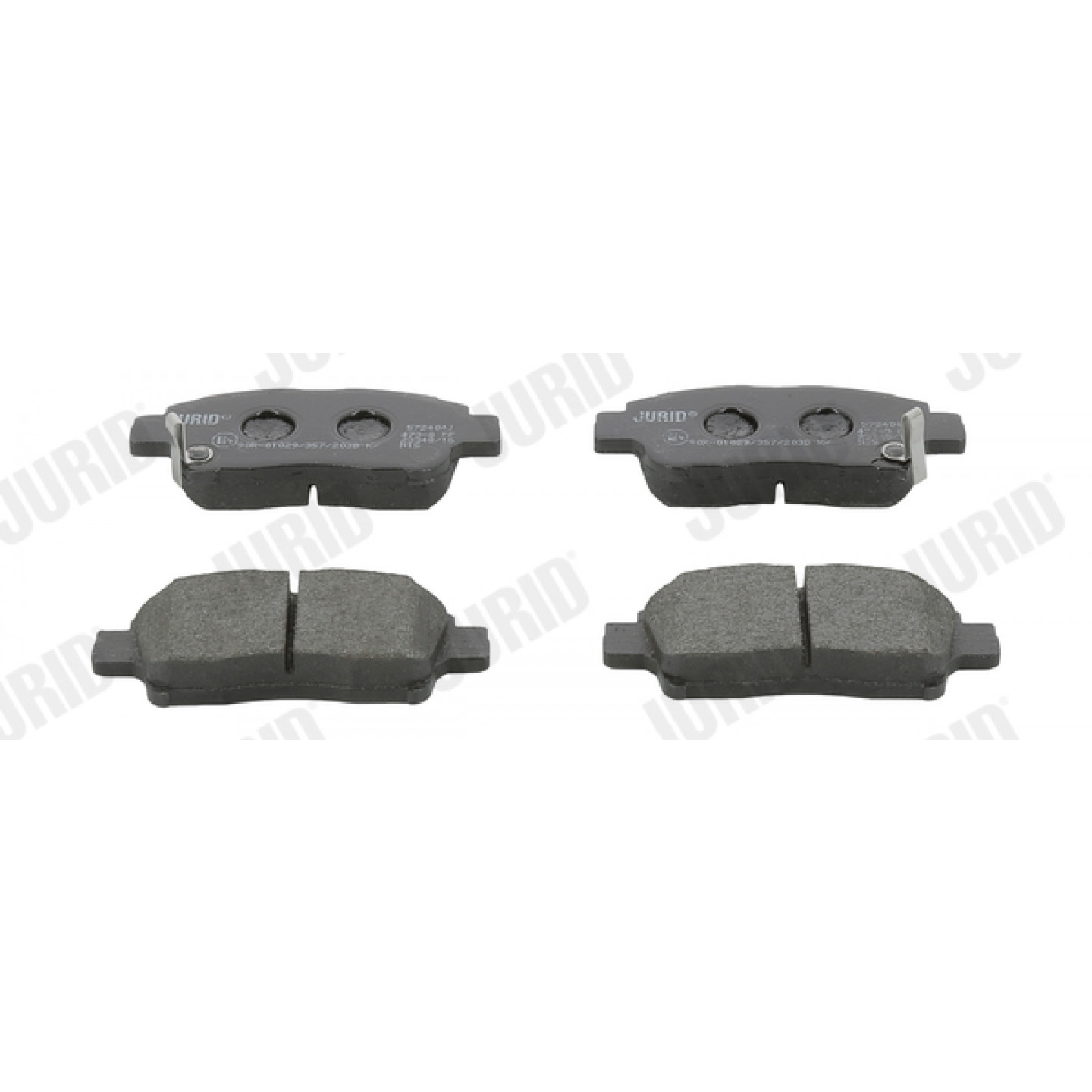 Kit de plaquettes de frein, frein à disque JURID 572404J