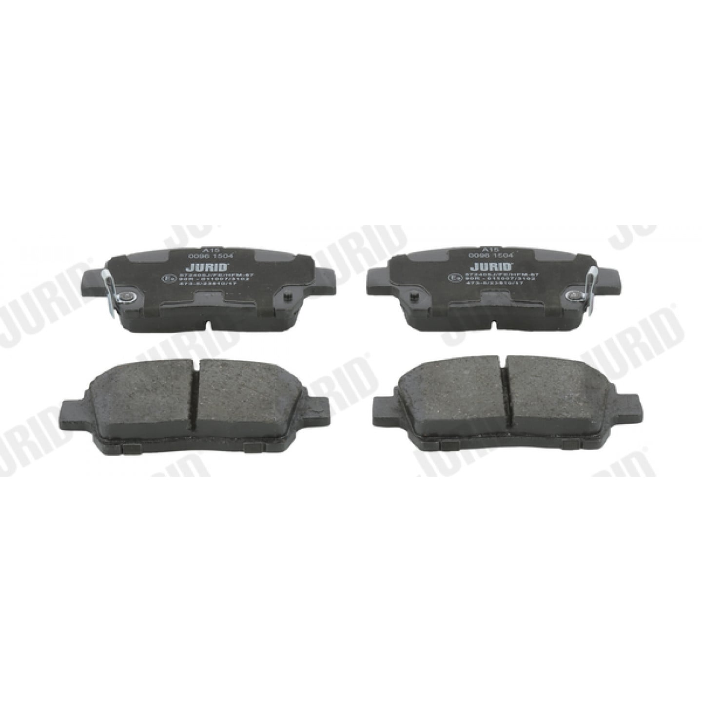 Kit pastiglie freno, Freno a disco JURID 572405J