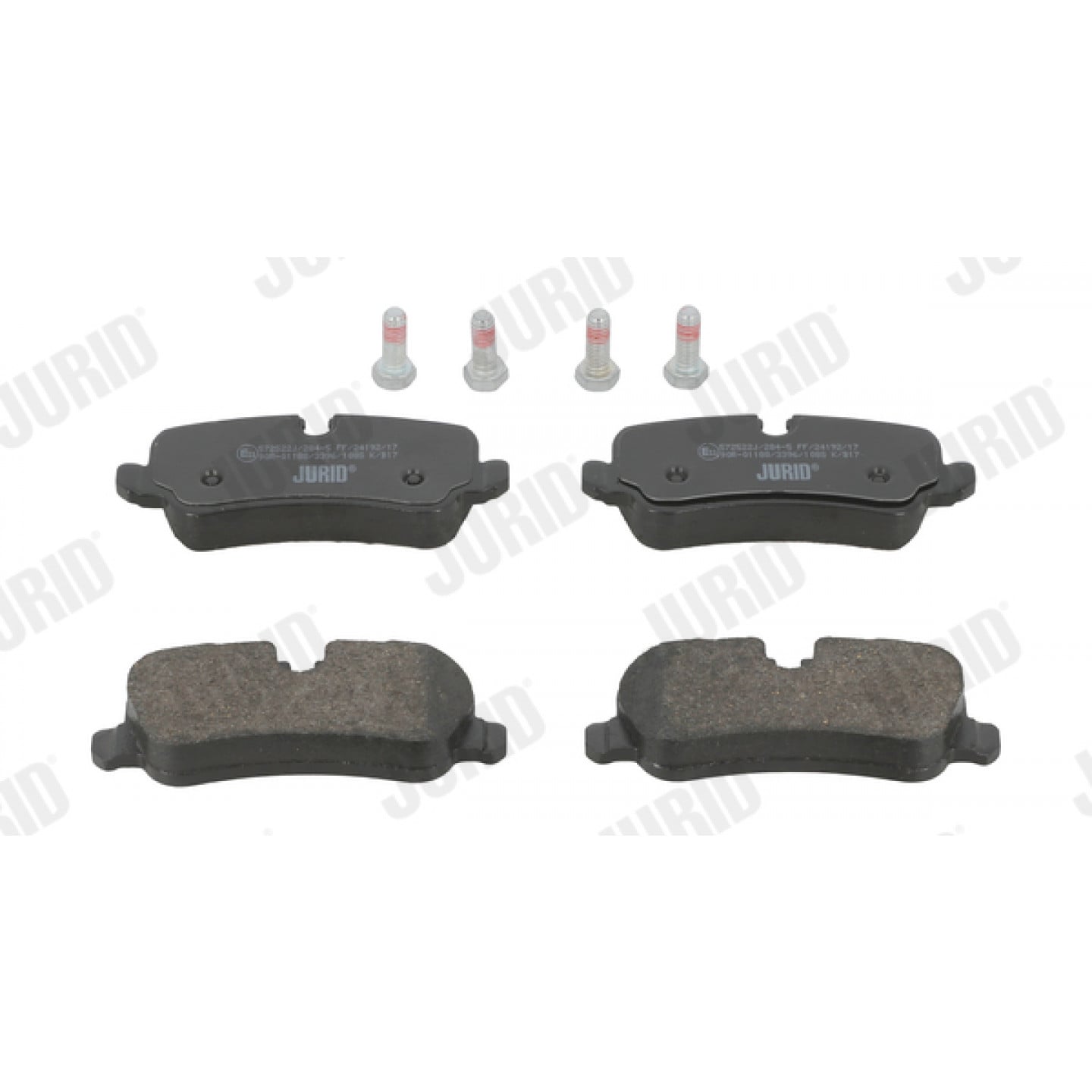 Kit de plaquettes de frein, frein à disque JURID 572522J