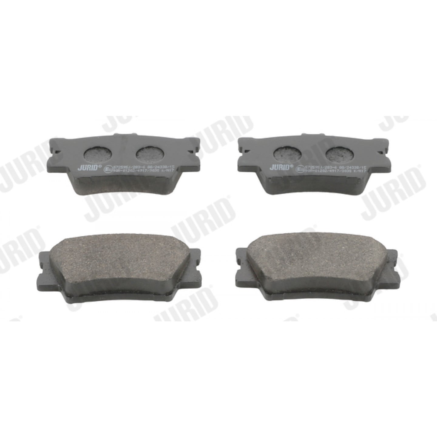 Kit de plaquettes de frein, frein à disque JURID 572595J