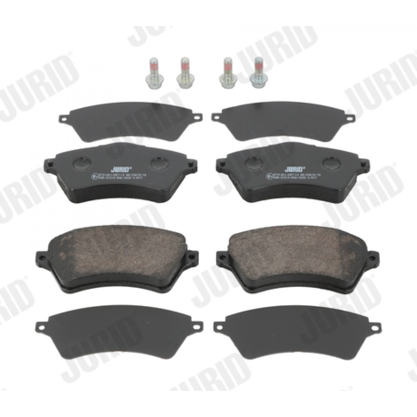 Kit de plaquettes de frein, frein à disque JURID 573102J