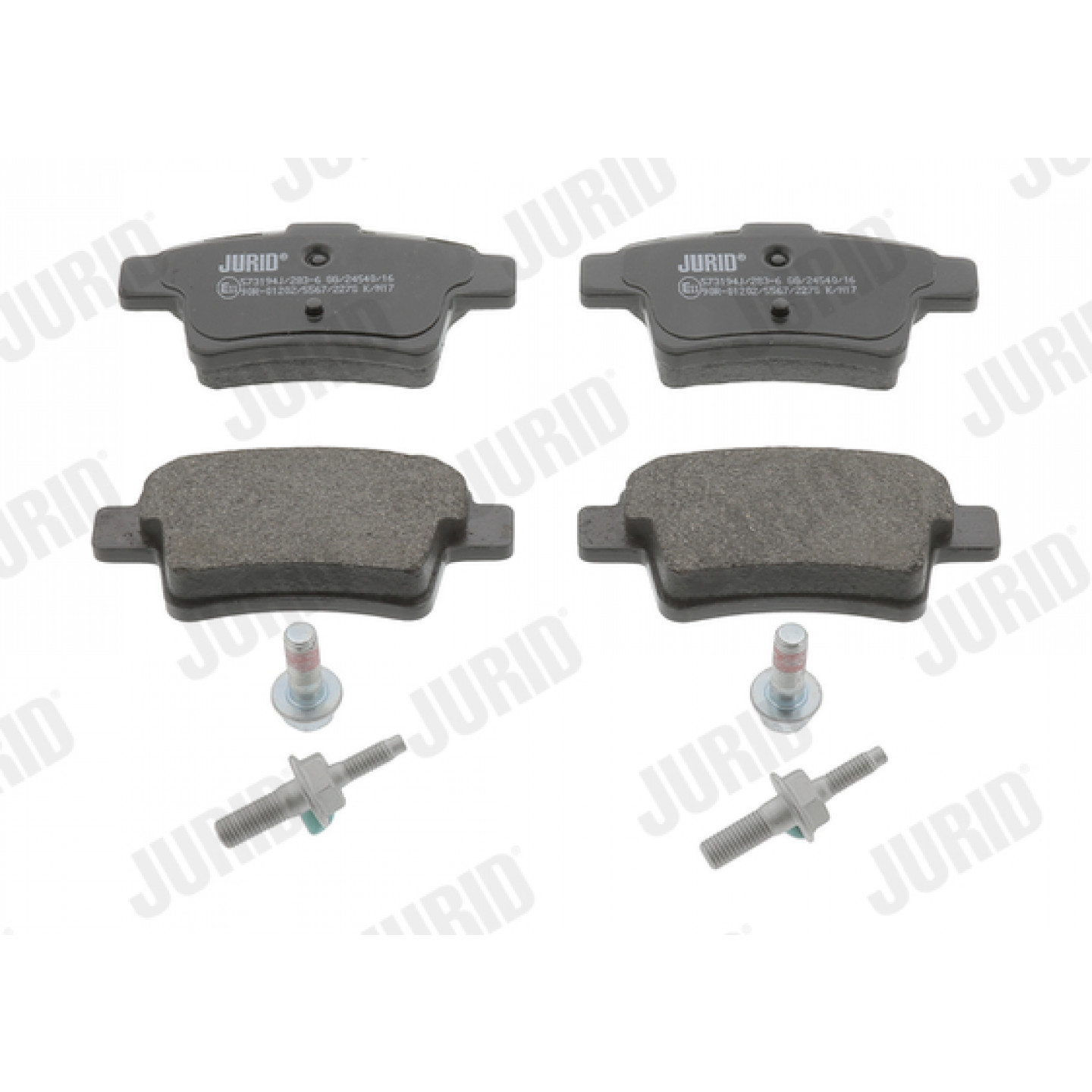 Kit pastiglie freno, Freno a disco JURID 573194J