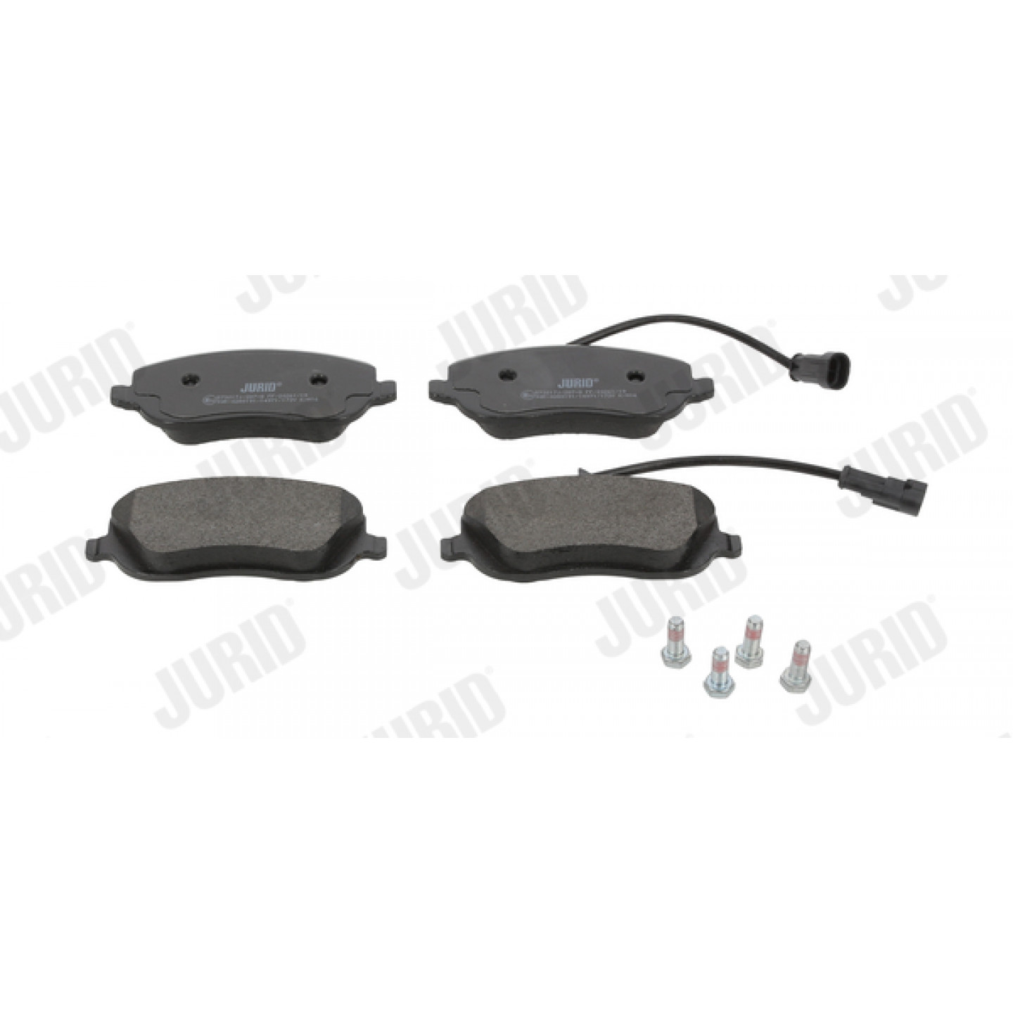 Kit pastiglie freno, Freno a disco JURID 573217J