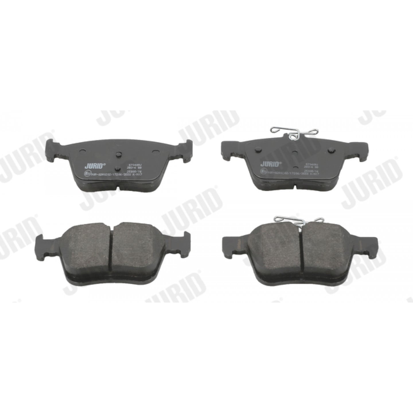 Kit de plaquettes de frein, frein à disque JURID 573409J