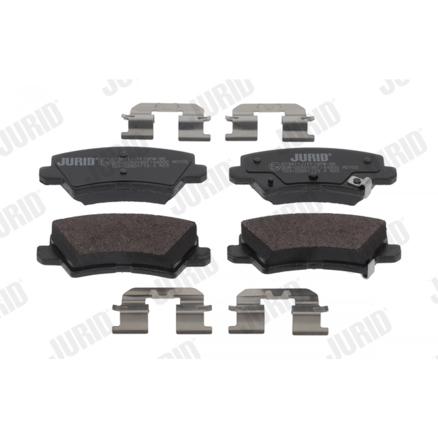 Kit pastiglie freno, Freno a disco JURID 573811J