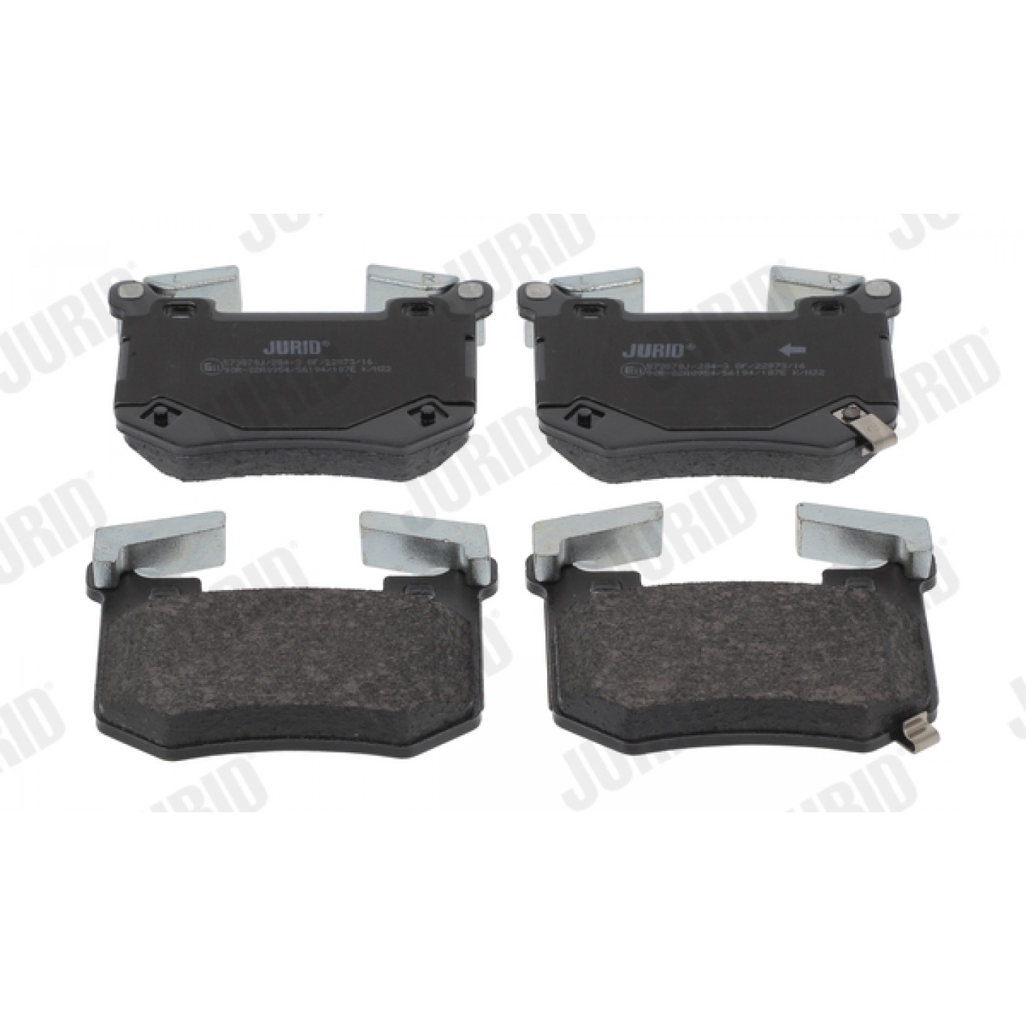 Kit pastiglie freno, Freno a disco JURID 573870J