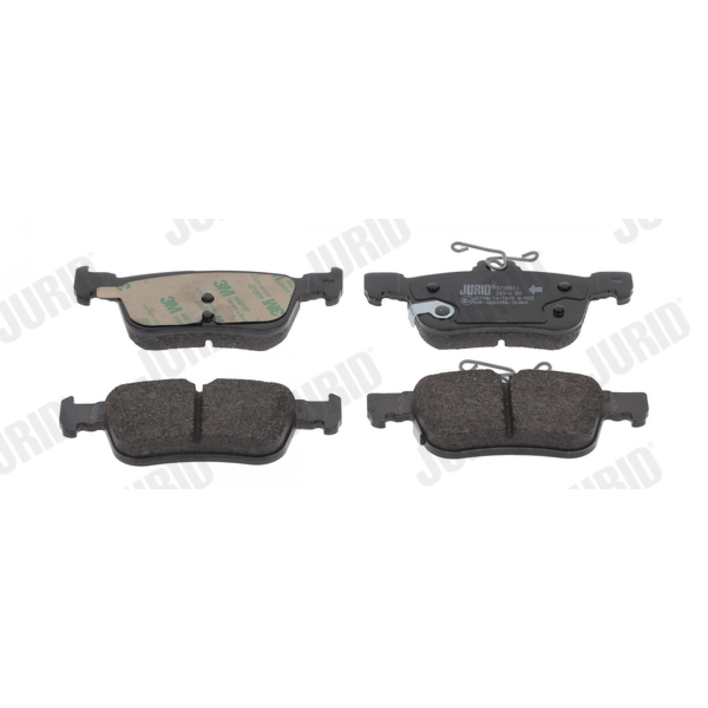 Kit de plaquettes de frein, frein à disque JURID 573881J