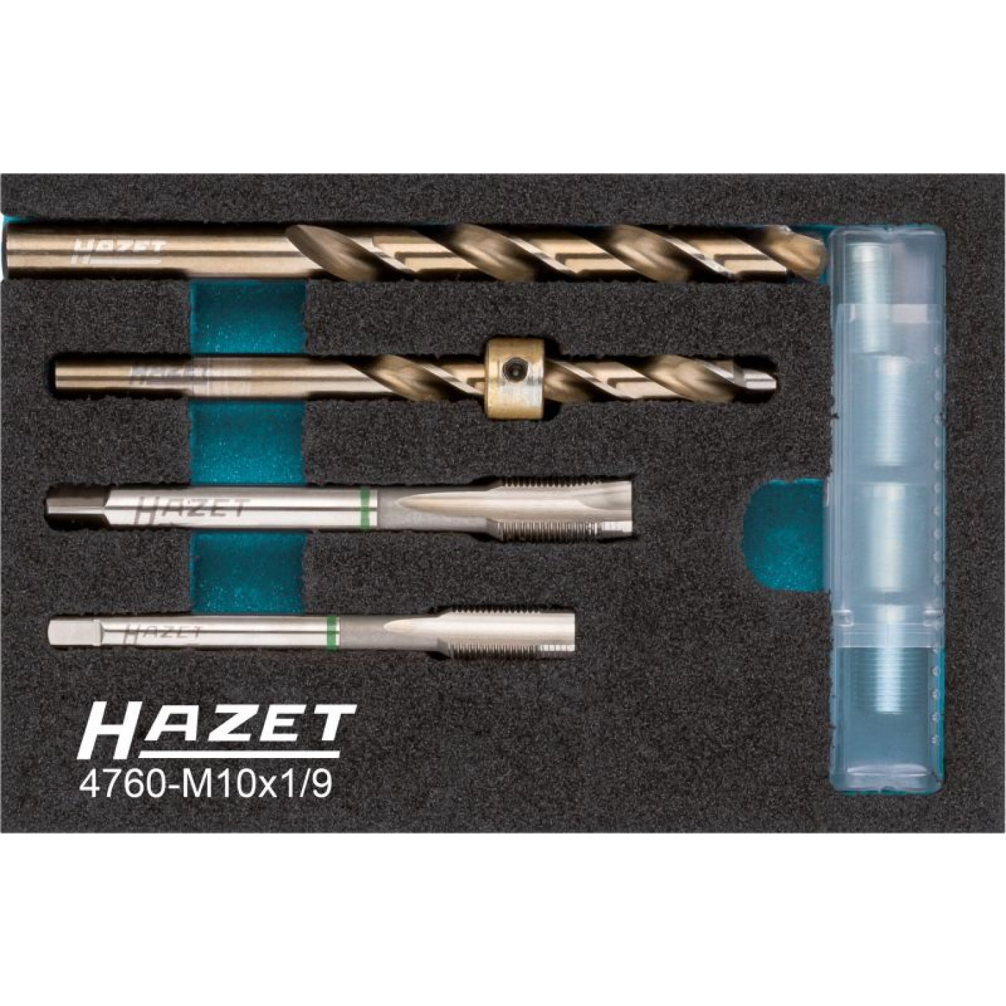 Kit para roscar, calentadores HAZET 4760-M10X1/9