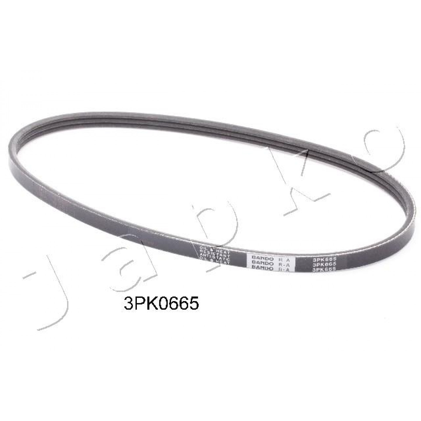 Correa trapecial poli V JAPKO 3PK665