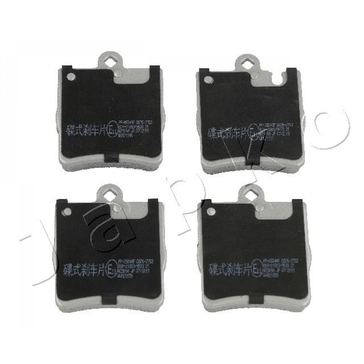Kit de plaquettes de frein, frein à disque JAPKO 510504