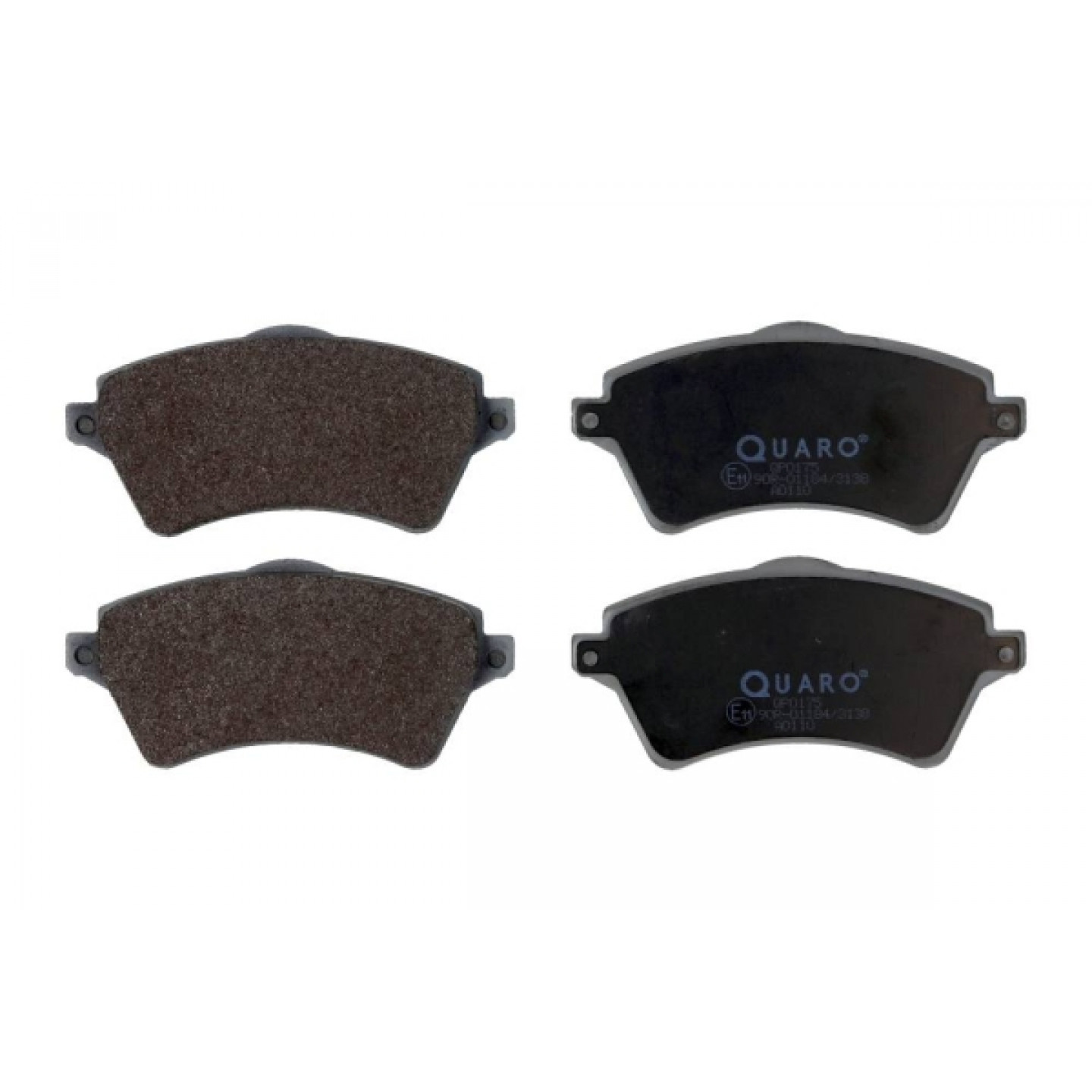 Kit de plaquettes de frein, frein à disque QUARO QP0175