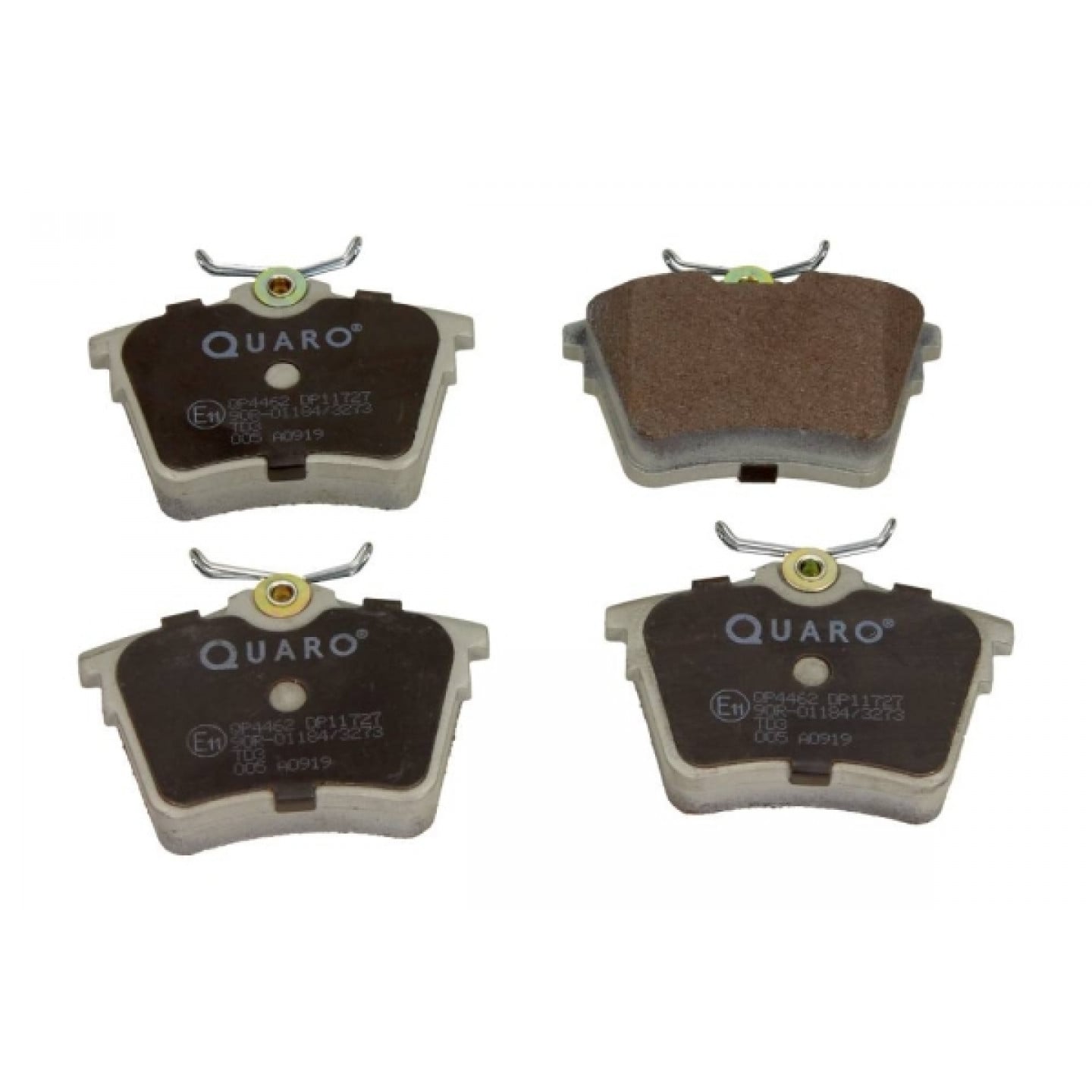 Kit pastiglie freno, Freno a disco QUARO QP4462